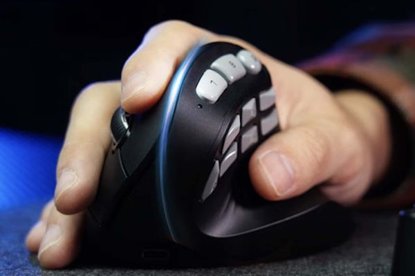 E9 Pro Vertical Gaming Mouse Targets Macro Enthusiasts with Customizable Layout