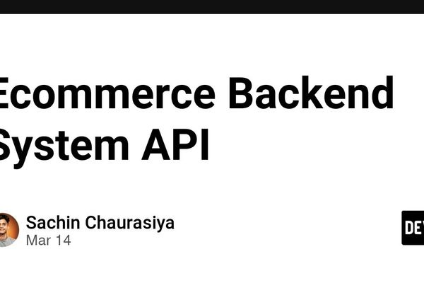 Building an Ecommerce Backend API: A Spring Boot Journey
