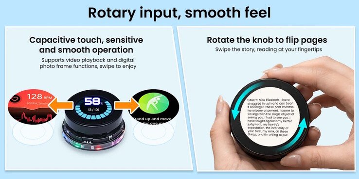 This smart home display is also a rotary knob