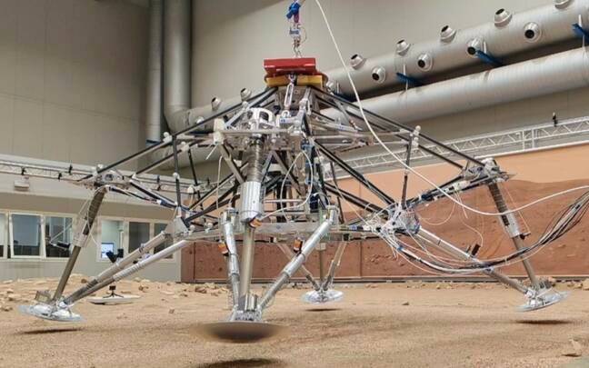 ExoMars Lander Testing (pic: Thales Alenia Space/ALTEC)