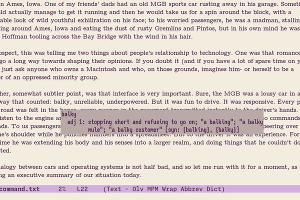 Even More Batteries Included with Emacs