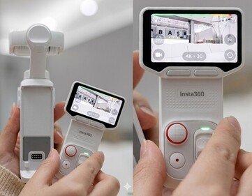 The white Insta360 Luna Ultra.