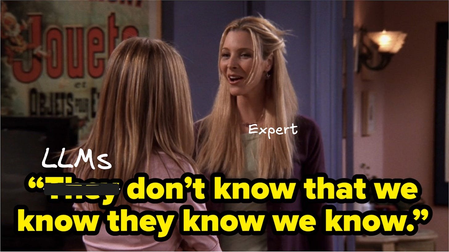 Experts Have World Models. LLMs Have Word Models.