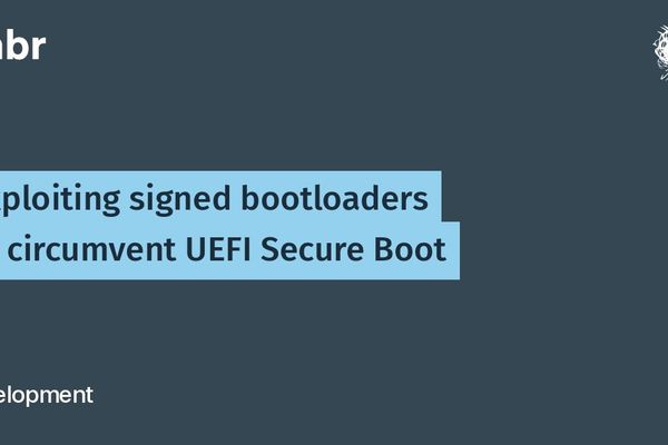 Exploiting Signed Bootloaders Reveals Fundamental Flaws in UEFI Secure Boot