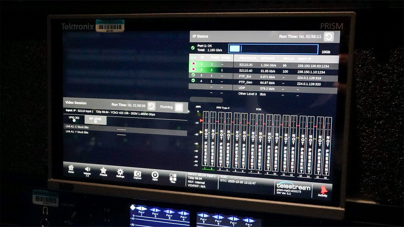 Tektronix PRISM in 45 Flex truck