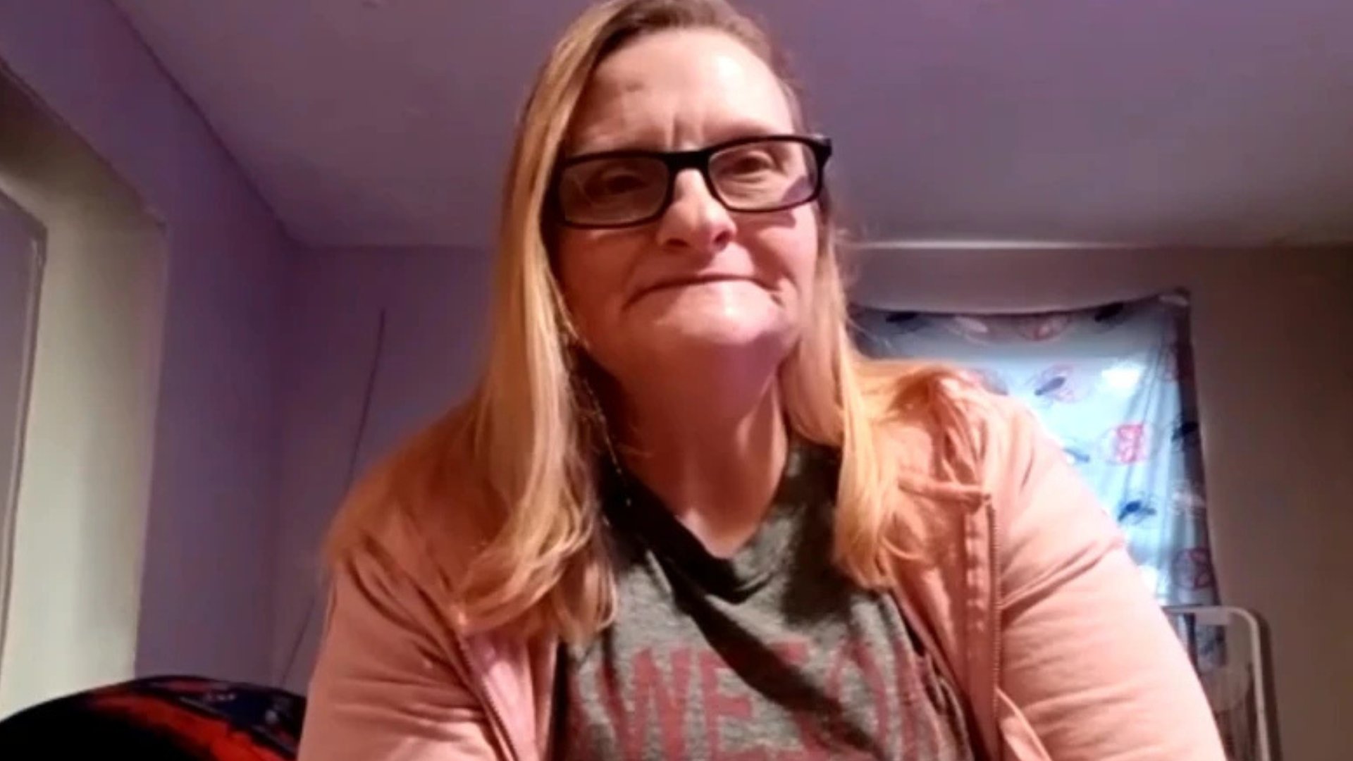 Angela Lipps speaks with WDAY News during an interview about her wrongful arrest.