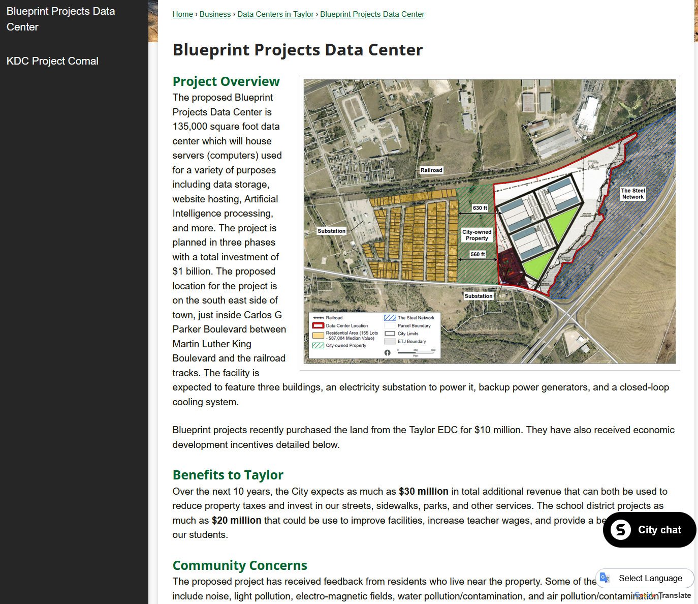 Blueprint Projects Data Center