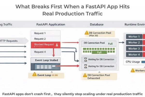 FastAPI Under Load: Architectural Bottlenecks in Production Systems