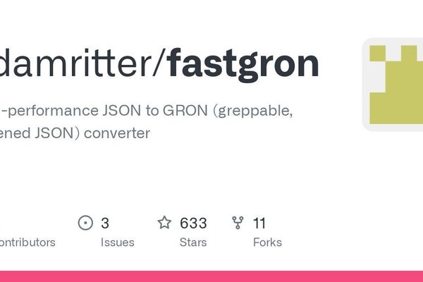 Fastgron: Turbocharge Your JSON Grepping with Blazing Speed