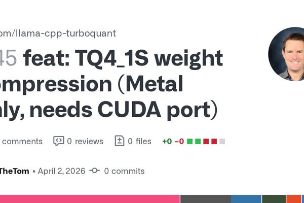 TQ4_1S Weight Compression: Breakthrough in Model Quantization for llama.cpp