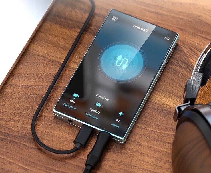 The Fiio JM21 2026 digital audio player can be used as a high-resolution digital audio converter with laptops. (Image source: Fiio)
