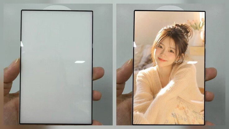 Galaxy Z Fold 8 Wide screen protector (left).