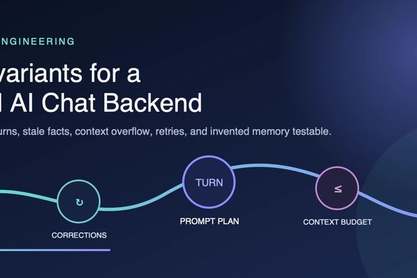 Five Invariants for Building a Stateful AI Chat Backend