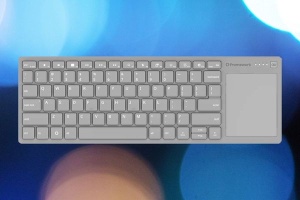 Framework's New Wireless Touchpad Keyboard Aims to Replace the Logitech K400