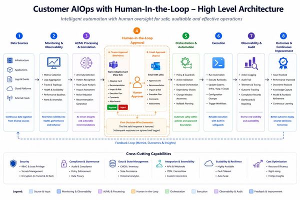 Microsoft’s AIOps Reference Pattern Balances AI Automation with Enterprise Governance for Azure Workloads