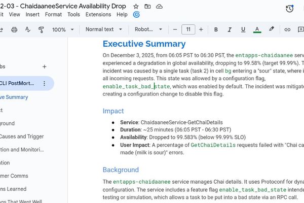 Google Cloud SREs Use Gemini CLI to Accelerate Outage Response and Postmortem Automation