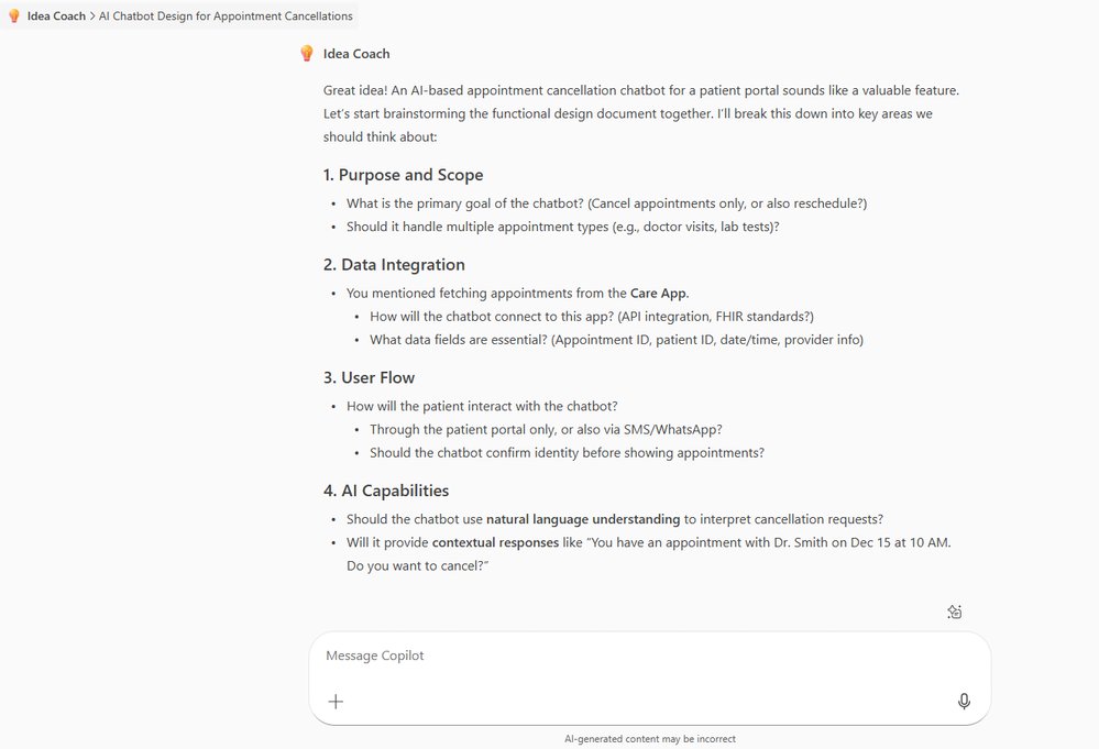 From Requirements to Design: How Copilot Simplifies Functional Design Documents | Microsoft Community Hub