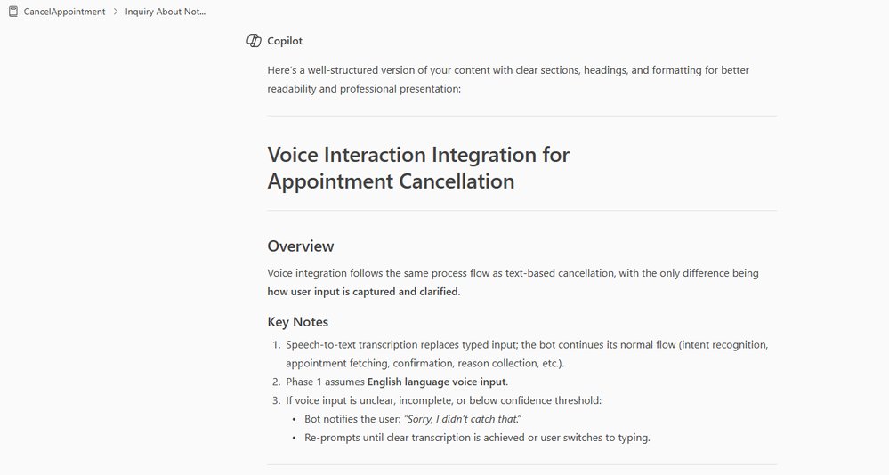 From Requirements to Design: How Copilot Simplifies Functional Design Documents | Microsoft Community Hub