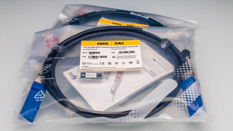 FS 400G QSFP112 DAC 1.5M QSFP 400G PC015 In Bag