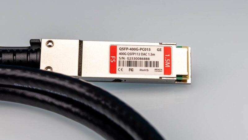 FS 400G QSFP112 DAC 1.5M QSFP 400G PC015 Label