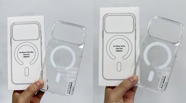 Leaked iPhone 18, iPhone 18 Pro and iPhone 18 Pro Max cases - the Pro models might be slightly thicker than their predecessors. 