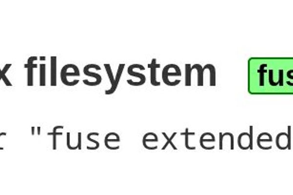 FUSEX File-System Development Underway for Extended Features