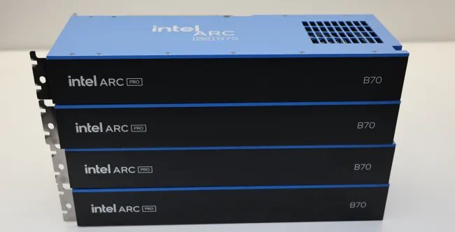 Arc Pro B70 graphics cards