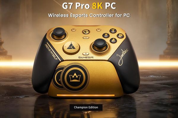 GameSir G7 Pro 8K PC Champion Edition: Limited Edition Controller Inspired by Fighting Game Champion