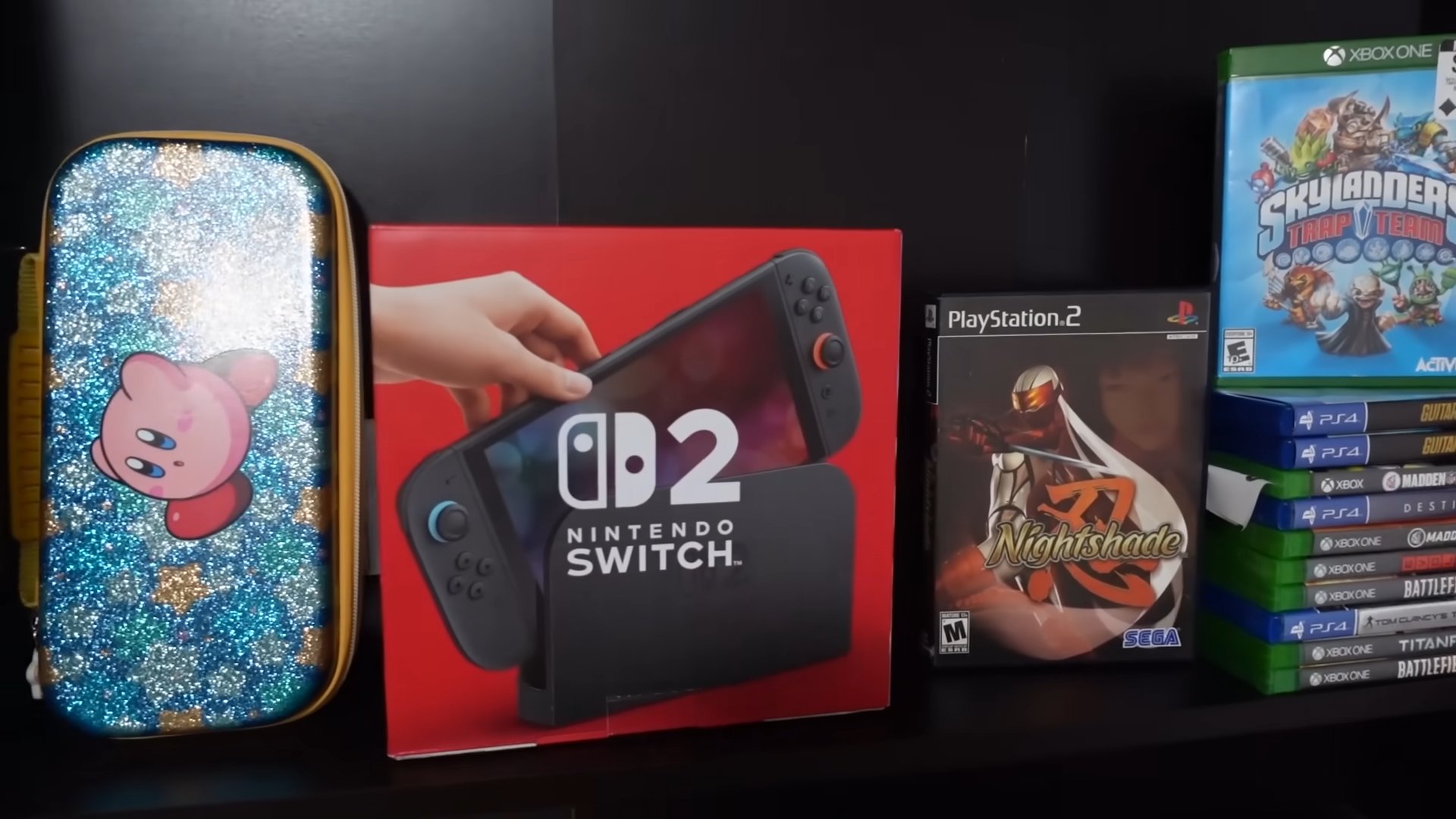 The haul RJCmedia ended up with after exploiting the trade-in loophole at GameStop