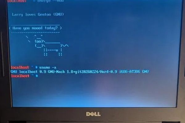 Gentoo Releases Experimental GNU/Hurd Images After April Fools' Tease