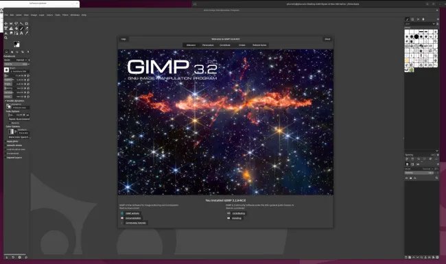 GIMP 3.2-RC3 on Linux