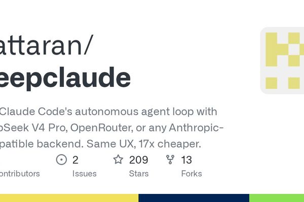 DeepClaude Cuts Claude Code Costs by 95% Using DeepSeek V4 Pro Backend