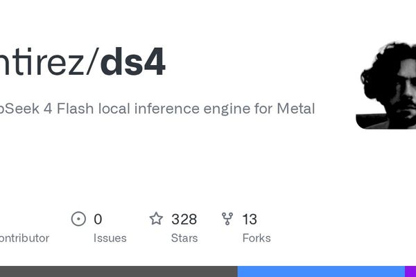 antirez’s ds4: A Narrow, Metal-Only Inference Engine for DeepSeek V4 Flash