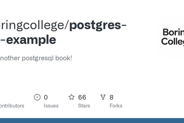 Postgres by Example: A No-Frills, Annotated SQL Tutorial That Skips the Fluff