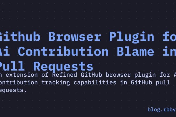 Tracking AI Code Contributions: Git-AI and the GitHub PR Integration