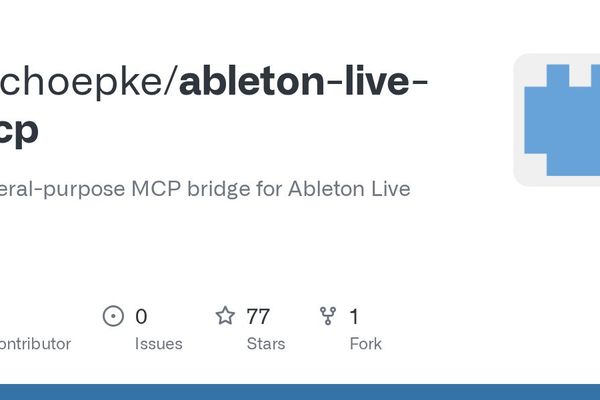 Ableton Live MCP: Bridging AI and Music Production Through Voice Commands