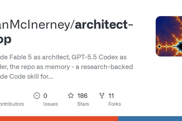 architect-loop puts Claude and Codex into a repo-first agent workflow