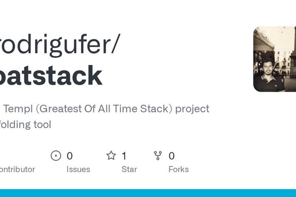 Goatstack: Scaffolding Full-Stack Go Applications with Templ and HTMX