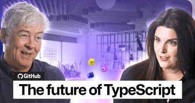 Header image showing Anders Hejlsberg and the words 'The Future of Typescript.'