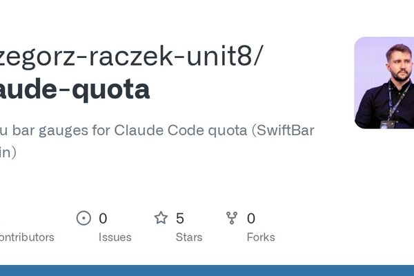 Claude Quota Puts Your Claude Code Usage Limits in the macOS Menu Bar