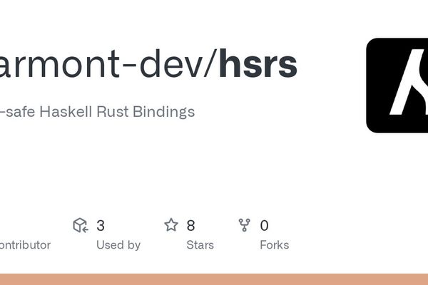 hsrs: Type-Safe Rust-Haskell Bridge with Automated FFI Generation