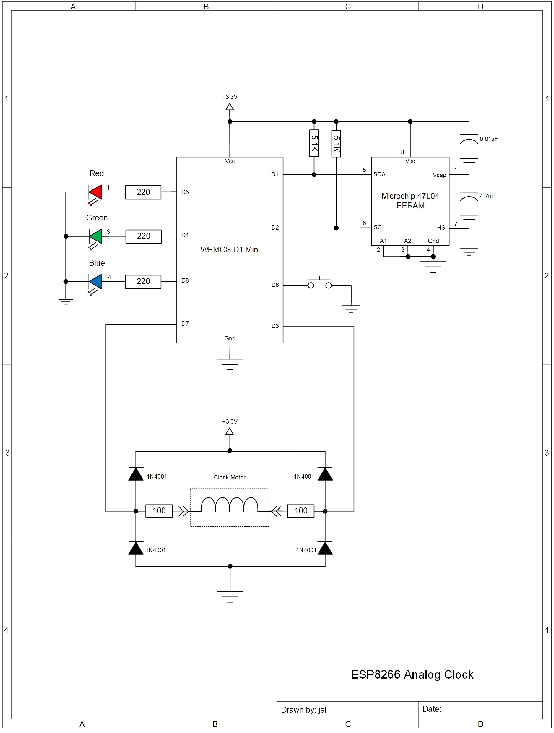 GitHub - jim11662418/ESP8266_WiFi_Analog_Clock: Uses an ESP8266 module and an Arduino sketch to display the local time on a inexpensive analog quartz clock.