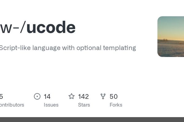 ucode: A JavaScript-like Scripting Language for Embedded Systems and Template Processing