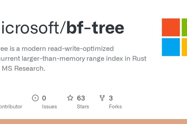Microsoft Research Unveils Bf-Tree: A Concurrent Range Index for Larger-Than-Memory Datasets
