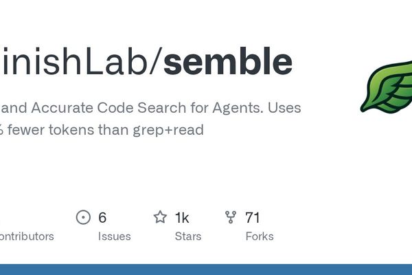 Semble: Rethinking Code Search for AI Agents with Unprecedented Efficiency