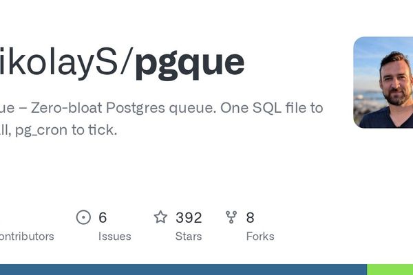 PgQue: Reviving the Battle-Tested PgQ Architecture for Modern PostgreSQL Environments