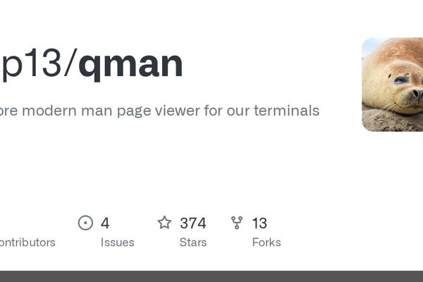 Qman: A Modern Terminal Manual Page Viewer That Brings Unix Documentation into the 21st Century