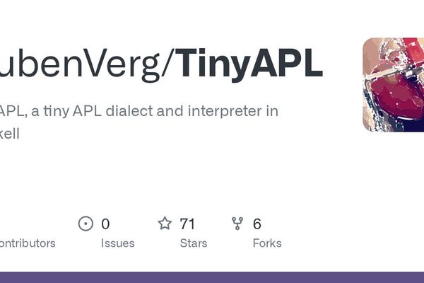TinyAPL: Reviving Array Programming Elegance Through Haskell
