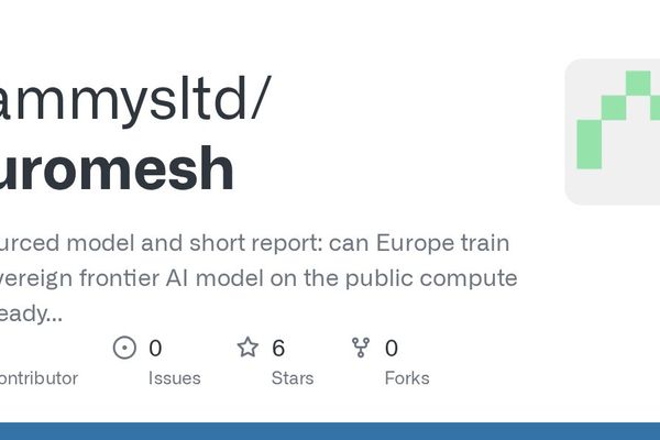 EuroMesh argues Europe can train frontier AI before new gigawatt campuses get power