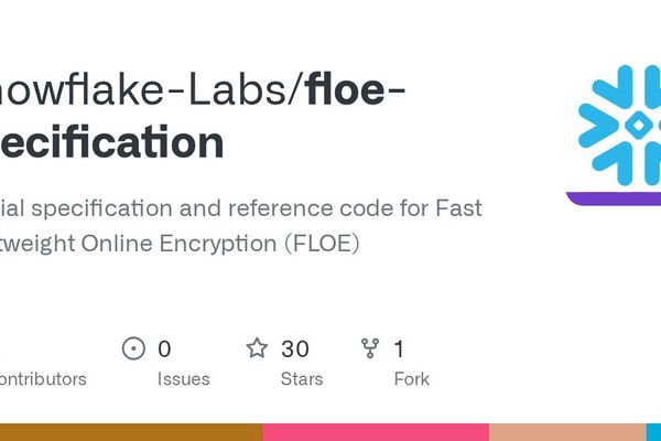 Snowflake Reimagines Large-Scale Encryption with FLOE Specification